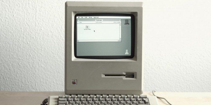 old vintage mac computer e-waste electronics recycling