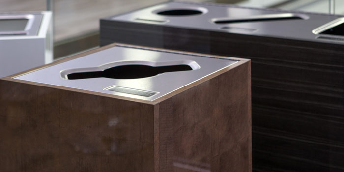 Busch Systems Aristata Series Recycling and Waste Containers
