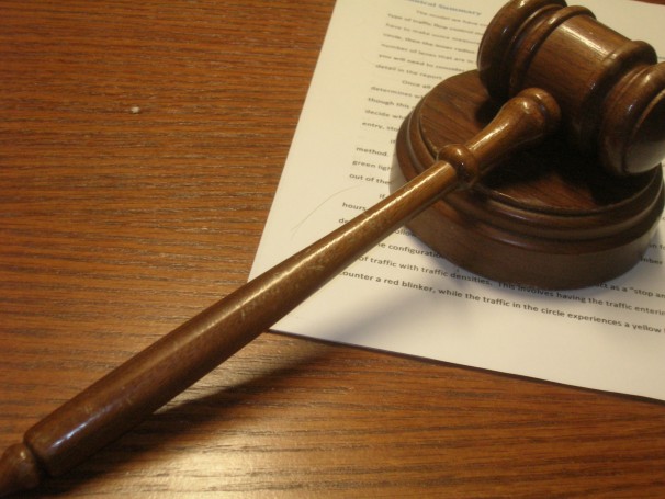 judges gavel on desk