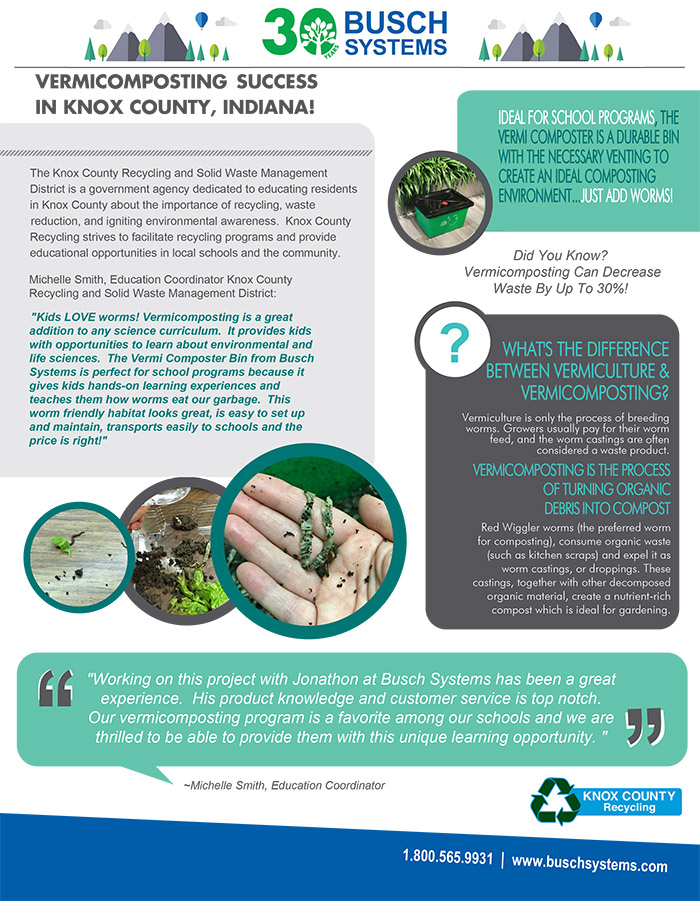 Knox County Indiana - Vermicomposting Case Study Sustainability