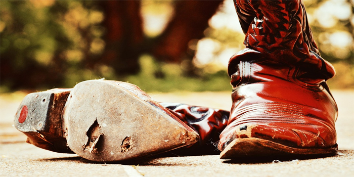 old cowboy boots