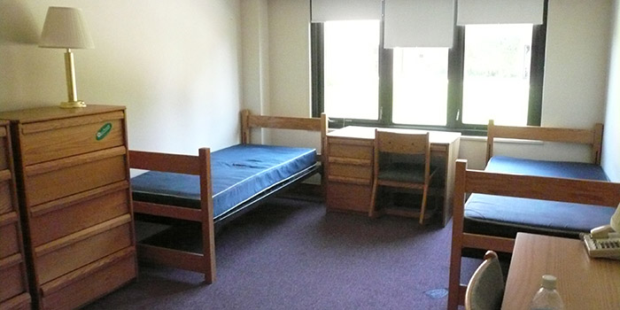 College dorm room