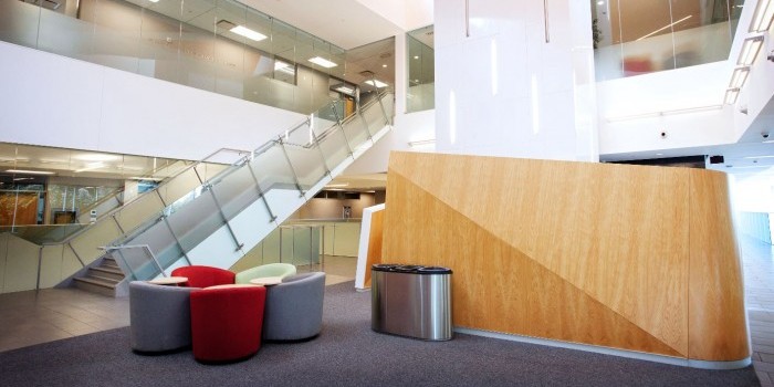 university college hallway student center