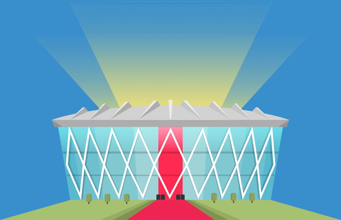 venue sports stadium green recycling program