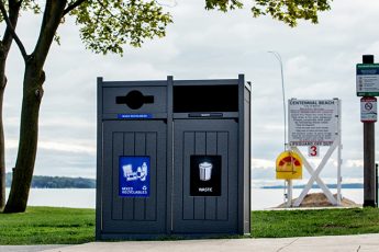 outdoor bins beach