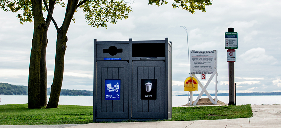outdoor bins beach
