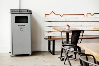 Compost Bin at a Restaurant recycling resources