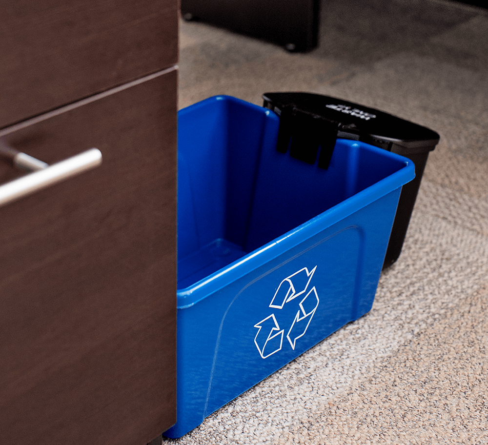 Deskside Recycling Bin Busch Systems Canada
