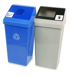 The perfect solution for waste diversion and recycling in centralized high traffic areas