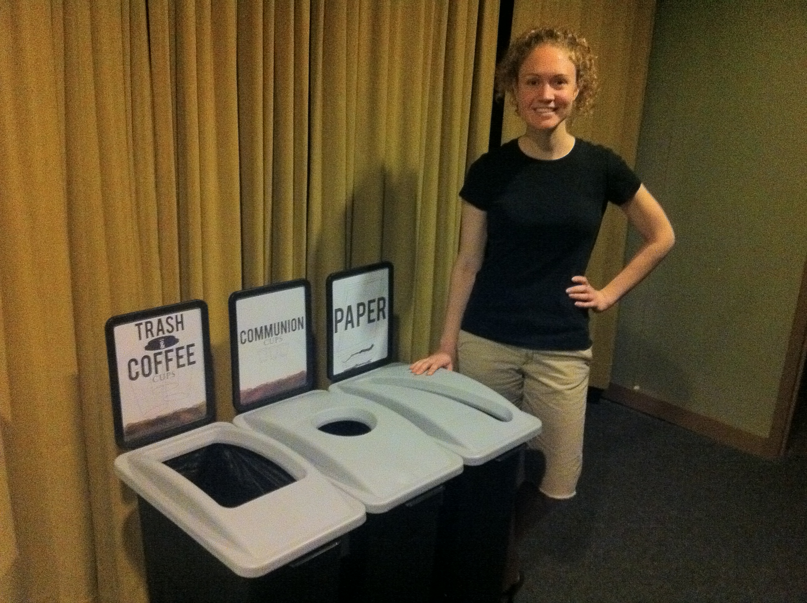 Busch Systems Recycling Station at Purdue