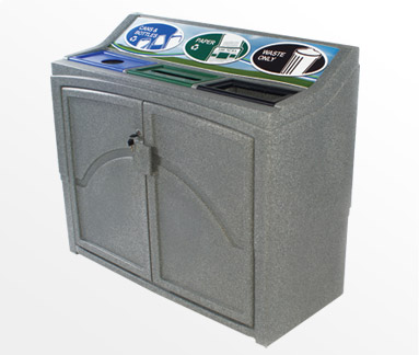 Pavilion Recycling Waste Container