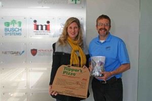 Toppers Pizza Barrie Movember Donation