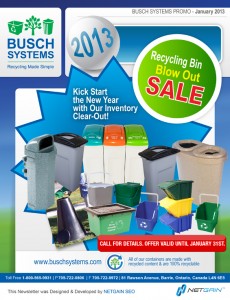 Recycling Bin Sale