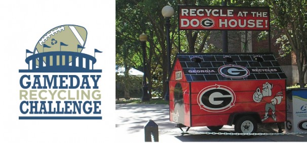 Game Day Recycling Dog House