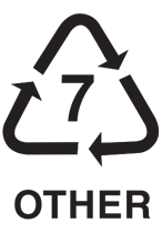 Plastic Recycling Symbol 7 Other