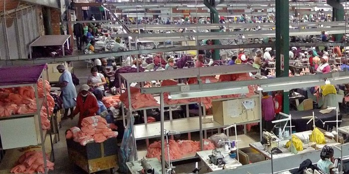 Chinese-owned textile factory