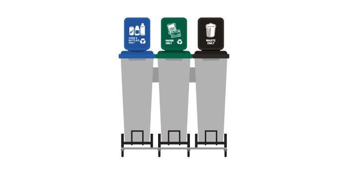 Waste Watcher with Castors