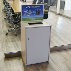 Secure Electronic Waste Bin