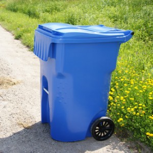 Large Outdoor Recycling & Waste Bin