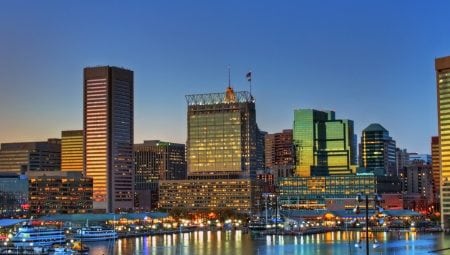 Baltimore Inner Harbor Sunset