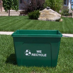 Curbside Recycling Container