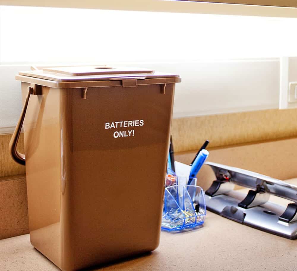 Battery Recycling Bin Busch Systems USA