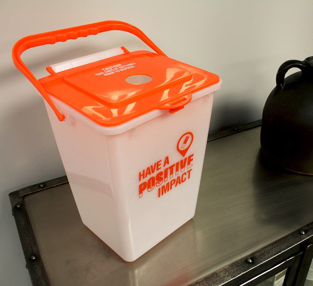 Battery Recycling Bin Busch Systems USA