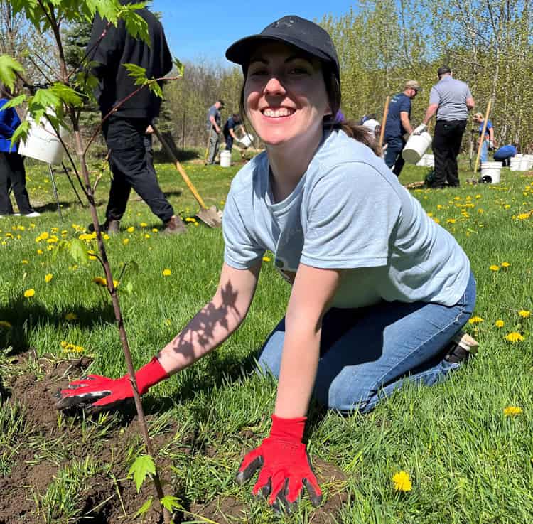 Busch Tree Planting