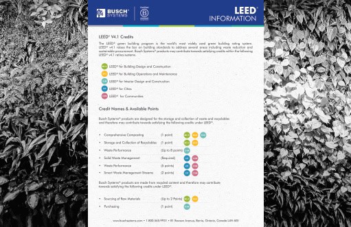 LEED Information Sheet