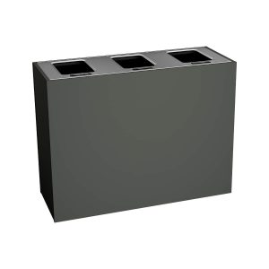 ARISTATA - Triple - Select - Mixed Recyclables-Compost-Waste - Full - Slate