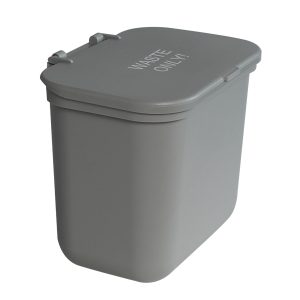 HANGING WASTE BASKET - Single - Kit - Waste - Solid Lift - Grey