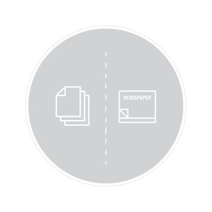SPECTRUM - Label - Mixed Paper - Clear-White
