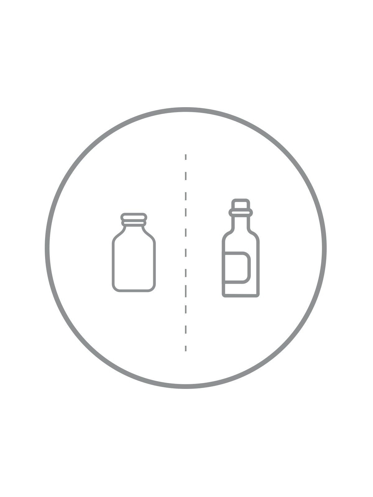 SPECTRUM – Label – Glass – Clear-Silver