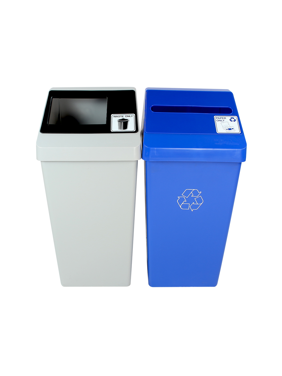 SMART SORT – Double – Kit – Paper-Waste – Slot-Full – Blue-Grey-Blue-Black