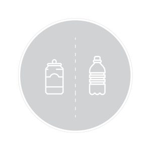 SPECTRUM - Label - Cans & Bottles - Clear-White