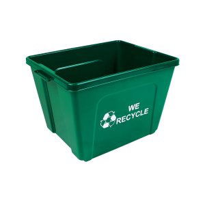 CURBSIDE - Single - Body - True 14 - Mobius Loop-We Recycle 2 Sides - Dark Green