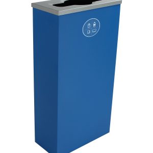 SPECTRUM - Single - Kit - Cube Slim - Mixed Recyclables - Mixed - Blue