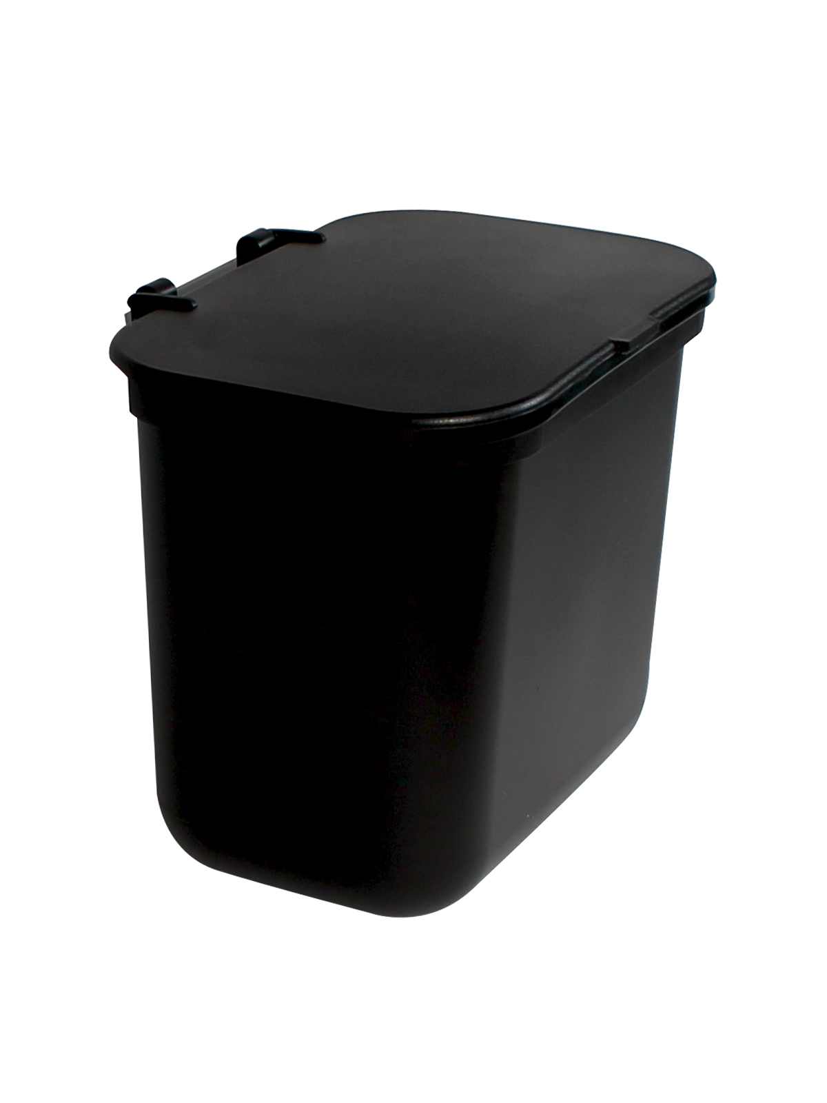 HANGING WASTE BASKET – Single – Kit – Solid Lift – Black