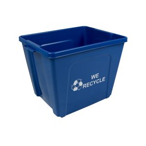 CURBSIDE - Single - Body - True 16 - Mobius Loop-We Recycle 2 Sides - Busch Blue