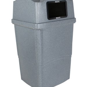 WAVE - Single - Kit - Outdoor - Waste - Full - Greystone