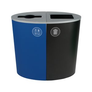 SPECTRUM - Double - Kit - Mixed Recyclables-Waste - Mixed-Full - Blue-Black