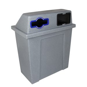 SUPER SORTER - Double - Kit - Mixed Recyclables-Waste - Mixed-Full - Greystone