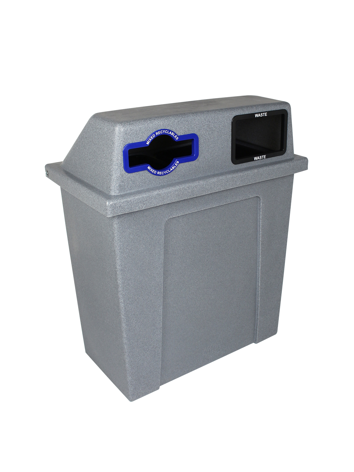 SUPER SORTER – Double – Kit – Mixed Recyclables-Waste – Mixed-Full – Greystone