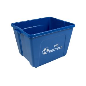 CURBSIDE - Single - Body - True 14 - Mobius Loop-We Recycle 2 Sides - Busch Blue