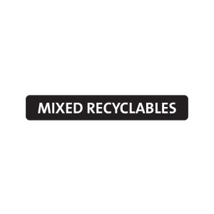 SESSANTA - Label - Mixed Recyclables - Black-White