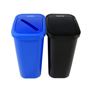 BILLI BOX - Double - Kit - 10 G - Paper-Waste - Slot-Swing - Blue-Black