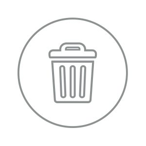 SPECTRUM - Label - Waste - Clear-Silver