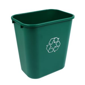 RECYCLING & WASTE BASKET - Body - 28 Q - Mobius Loop - Dark Green