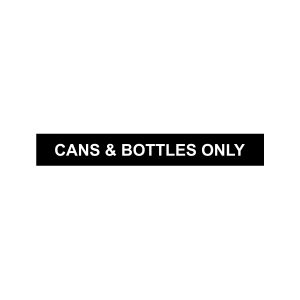 INFINITE - Label - Elite - Cans & Bottles - Black-White