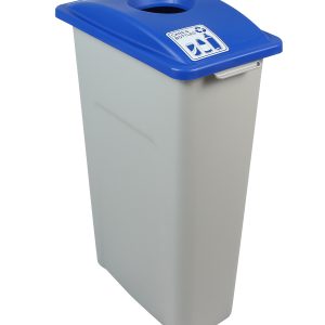 WASTE WATCHER - Single - Kit - Cans & Bottles - Circle - Grey-Blue